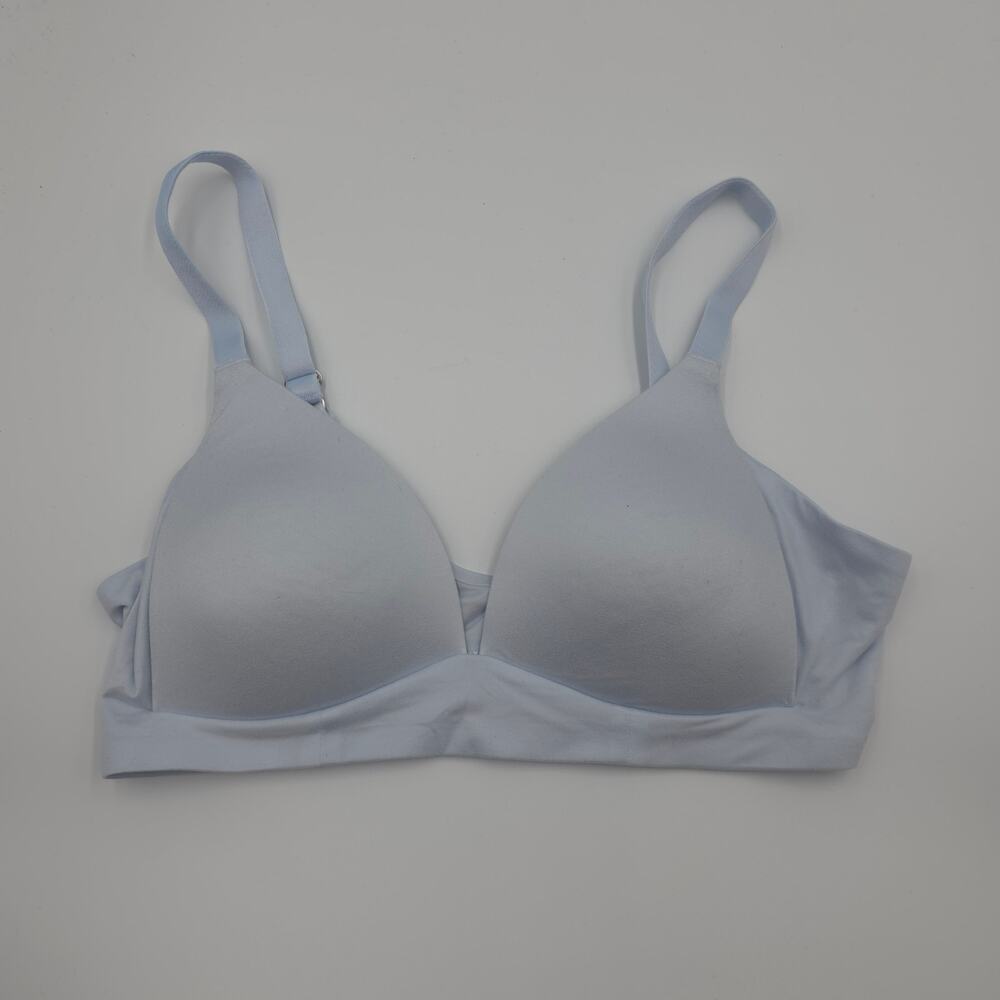Aerie Sunnie Wireless Lightly Lined Bra in Blue Size 34B